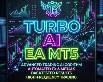 Turbo AI EA MT5 v3.0 / Robot de trading de Forex XAUUSD para MetaTrader 5