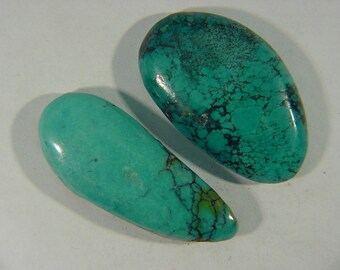 25/% OFF Genuine Natural Chinese Turquoise Lapidary Freeform Cabochon 9486C