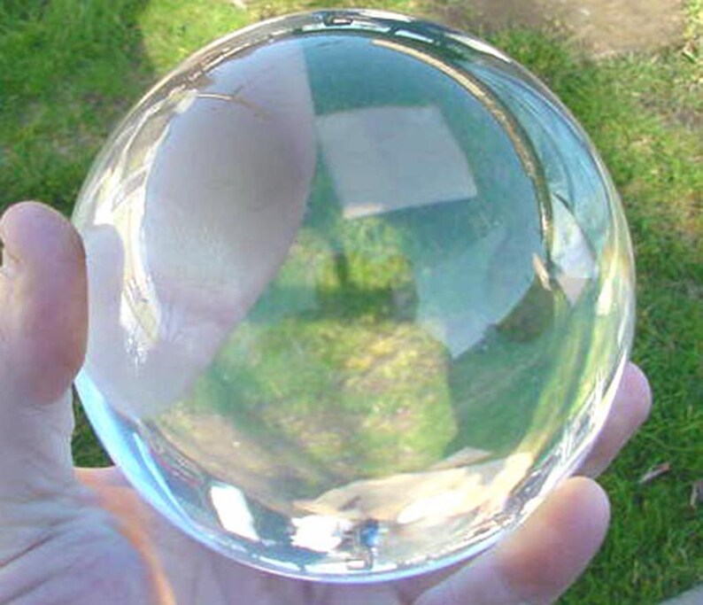 Fused quartz 3 diameter optically clear sphere and Etsy