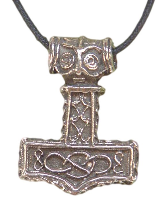 Viking Necklaces Viking Thor's Hammer Mjolnir Pendant Crow Suit | Viking  Sons Of Odin