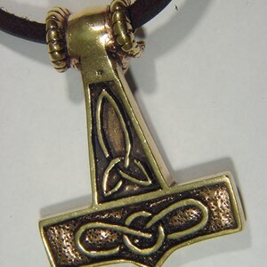 BUTW REAL BRONZE thors hammer Norse Viking thors 7860A | UK