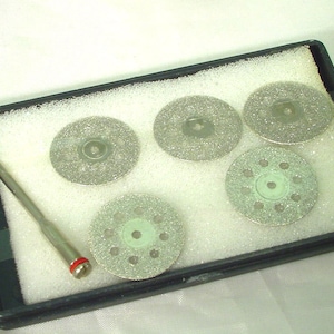 12pc. 200 grit diamond cut off wheel dremel tip set 8953D