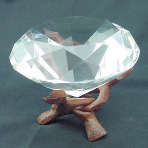 HUGE 120 mm diamond shape lapidary with stand 2188A