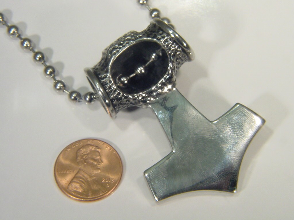 Collar De Mjolnir Con Martillo Vikingo Vintage De Acero Inox | Cuotas Collar De Mjolnir Con Martillo Vikingo Vintage De Acero Inox | Cuotas