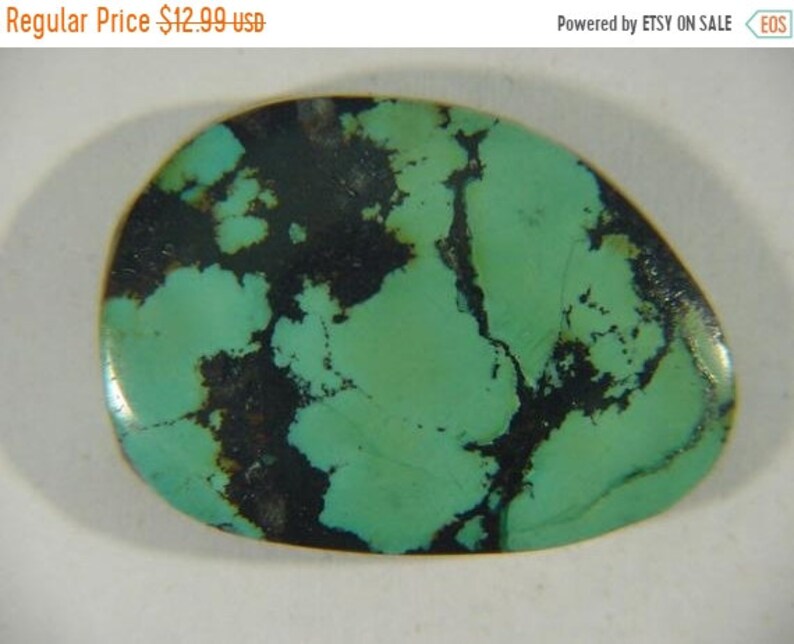 25/% OFF Genuine Natural Chinese Turquoise Lapidary Freeform Cabochon 9486C