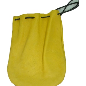 Genuine Dear Skin Leather Pouch Purse Bag for Renaissance or SCA Re Enactment and Costuming 6885B