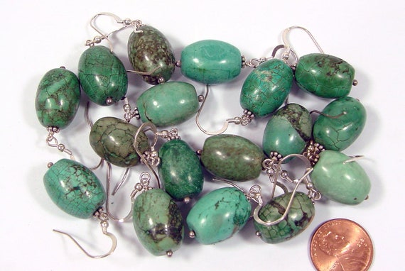 Wholesale 18 piece Sterling Silver Hook Turquoise… - image 3