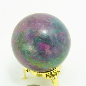 Ruby In Kyanite Healing Crystal Sphere 50mm Fertility Lapidary 1019R