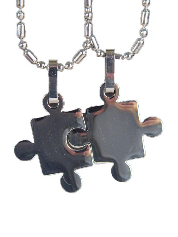2 Collane Puzzle A Cuore In Acciaio Inossidabile Per Coppie – Regalo Romantico Per Anniversario E Compleanno, Lunghezza Regolabile 51-60 Cm