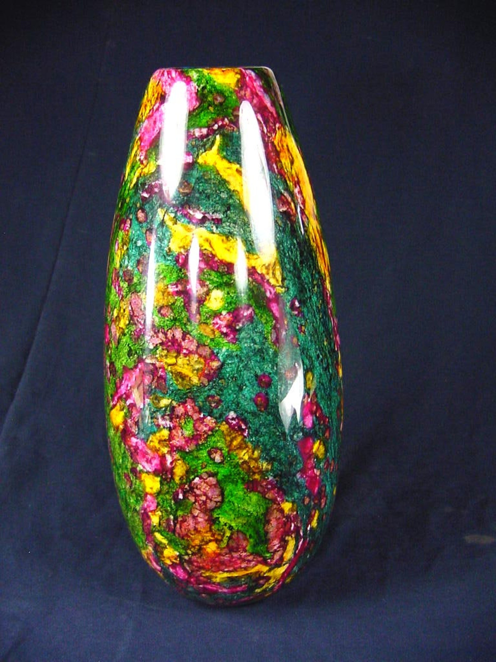 7 Color Serpentine Jade Vase Urn Sculpture 3683K Abe Etsy
