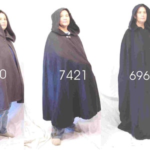 polar fleece cloak renaissance renactment larp 3 lengths