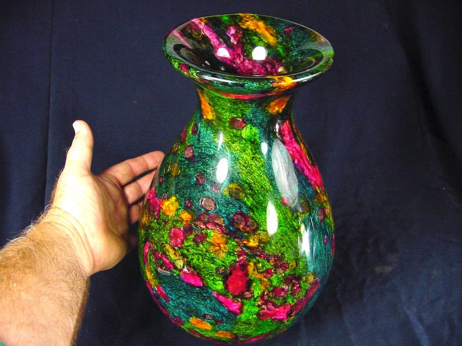 7 Color Serpentine Jade Vase Urn Sculpture 3669K abe Etsy