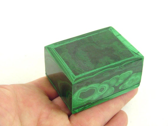 30mm Rectangle Genuine Rectangle Natural Malachite Necklace for Women Chokers