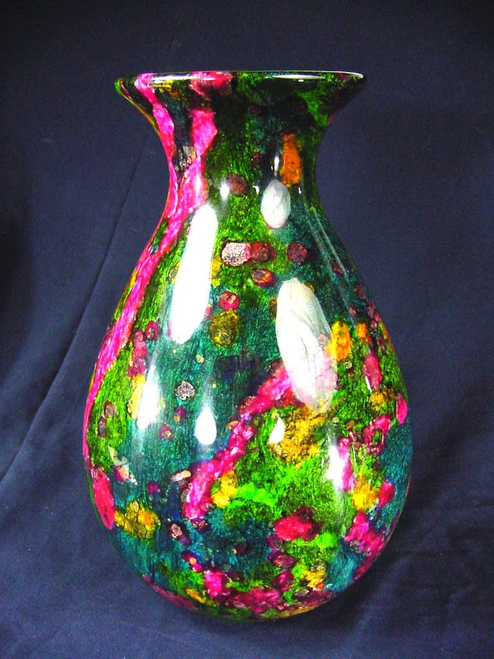 7 Color Serpentine Jade Vase Urn Sculpture 3669K abe Etsy