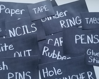 Labels for teacher toolbox (customizable)