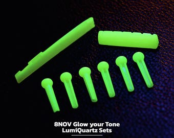 8NOV Glow-in-the-Dark Acoustic Guitar Kits | HiGrade Handmade Resin