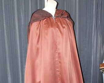 Brown Silk Cloak