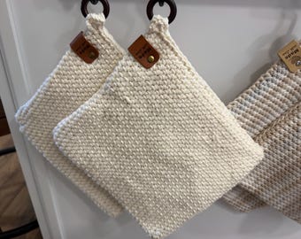 100% Double Thick Cotton Potholders