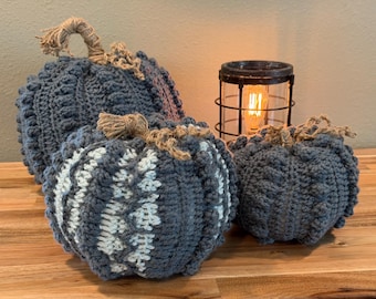Large Pumpkin Trio