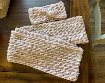 Head Band & Infinity Scarf Set