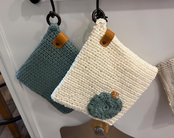 100 % Cotton Double Thick Potholders