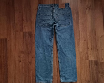 Jeans Levi's 501 Straight vintage de los años 90 / Talla 29W 30L / Azul / Denim