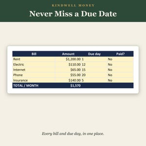 Paycheck Budget Spreadsheet, Debt Payoff Tracker, Google Sheets & Excel Budget Planner, Snowball Avalanche, Bill and Expense Tracker image 6