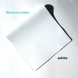 genuine leather fabric - white leather scrap large piece  - white skin -white hide - leather skins