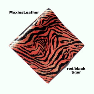 Soft leather pieces 50% off  tiger, pink, aqua, python snake leather - leather for  crafts, jewellery journal cover - earrings leather