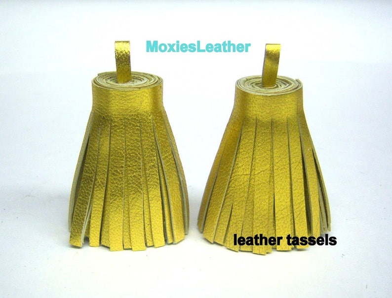 leather tassels for shoes, handmade black leather tassels for replacement image 4