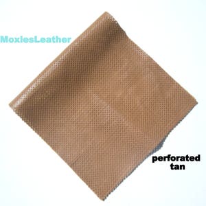 perforated leather