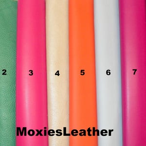 Leather pieces genuine leather sheets scrap pieces- leather for crafts - cowhide -