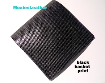 Lederstücke, Leder Kroko , Lederreste für Ohrringe, Lederschnitte in schwarz und braun Leder