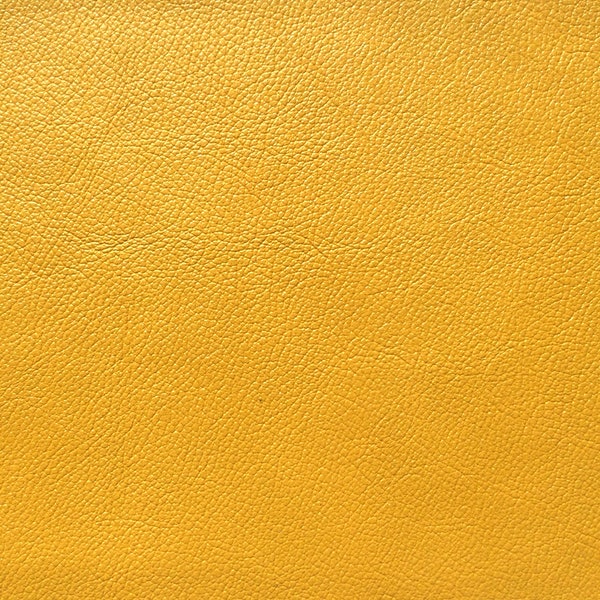 Cowhide Leather Yellow honey pebble  6”x12” sheets moxies leather 3oz grainy leather - textured leather 6'x6' , 4"x 6"