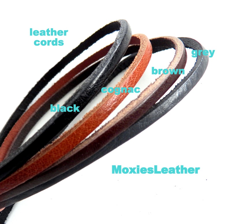 Leather cords leather bracelets leather necklace jewelery