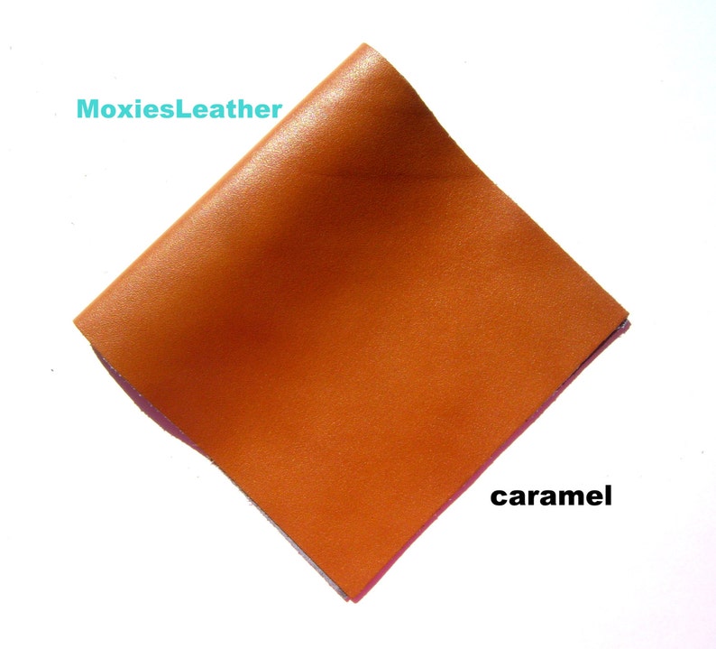 Soft Caramel Color Leather Genuine Skin Leather Crafts Etsy