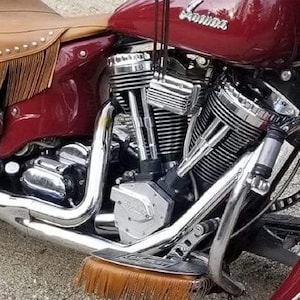 バイク用カスタムレザーフリンジ