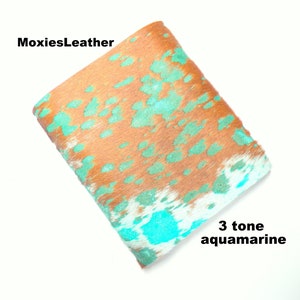 Hair on leather acid wash cowhide, rose gold leather - acid wash leather hide with hair on -