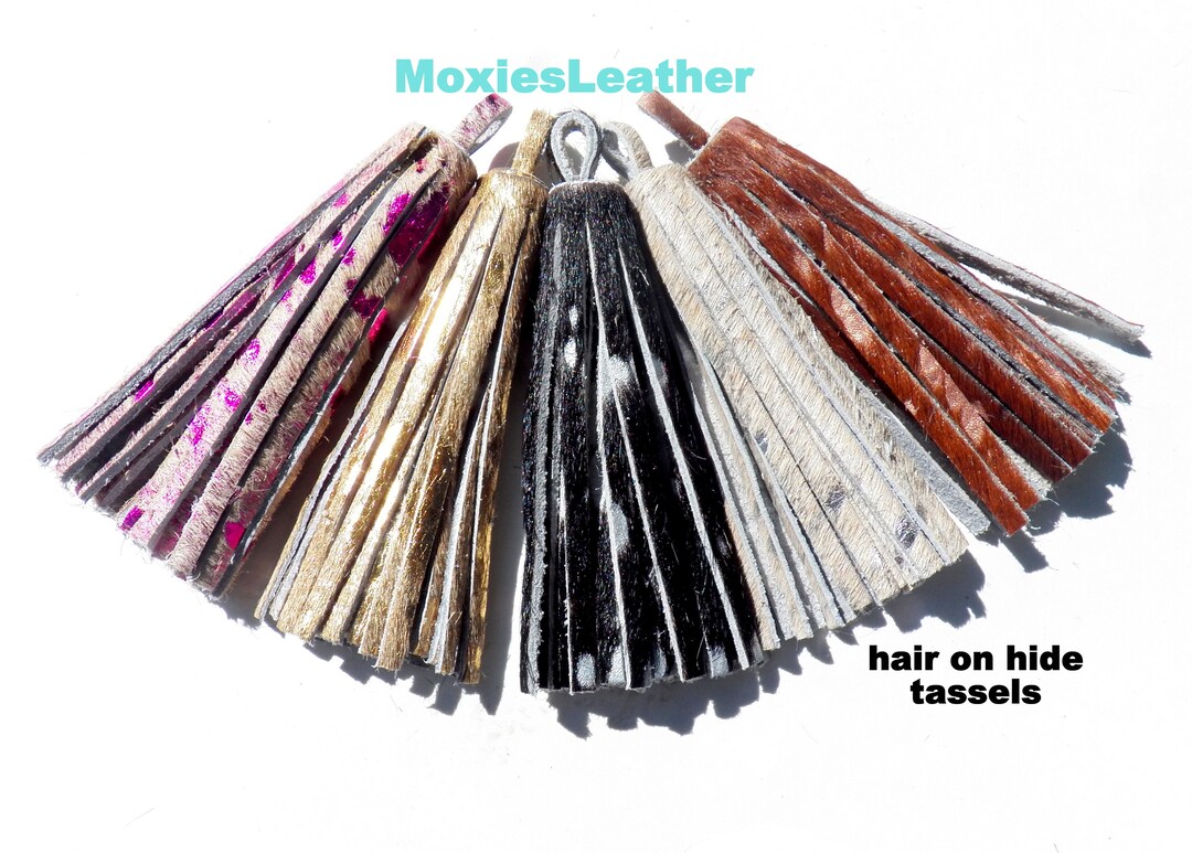 Hair on Hide Print Real Leather Leather Tassels Wholesale Hair on Fur