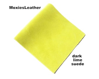 genuine lime suede sheets -lavender  suede - lime suede pieces - suede for tassels , real suede -piece of suede , tassel in suede , fringe