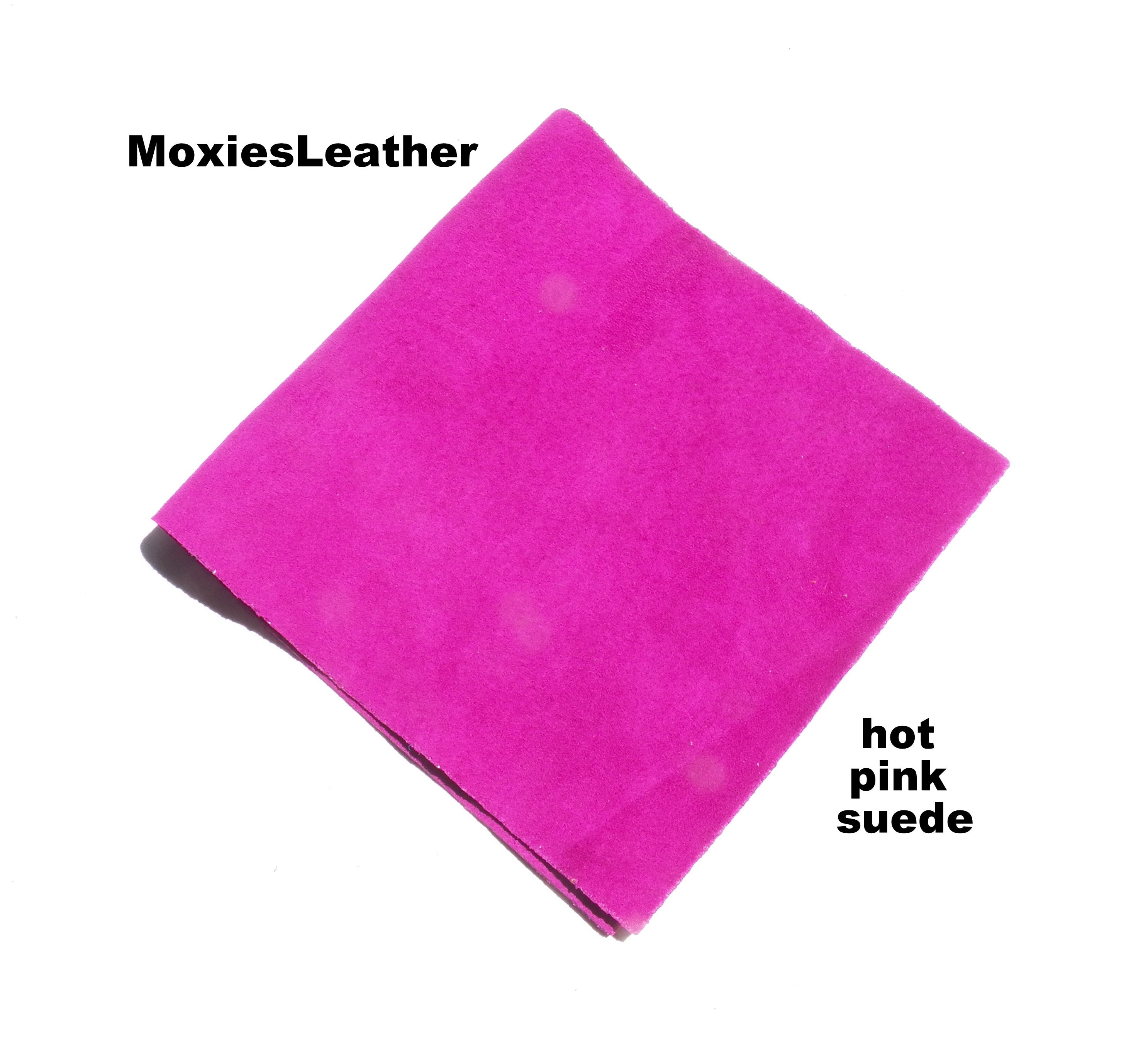 suede leather skin piece strips bands arts crafts, hot pink suede , fuschia suede , yellow suede ,lilac suede