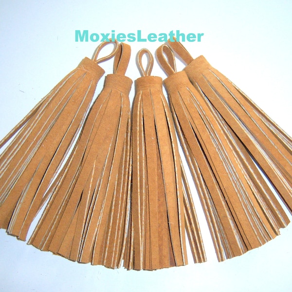 suede tassels ,moxiesleather tassels , tan suede tassels, black,navy,brown ,green, red, cream . taupe tassels .