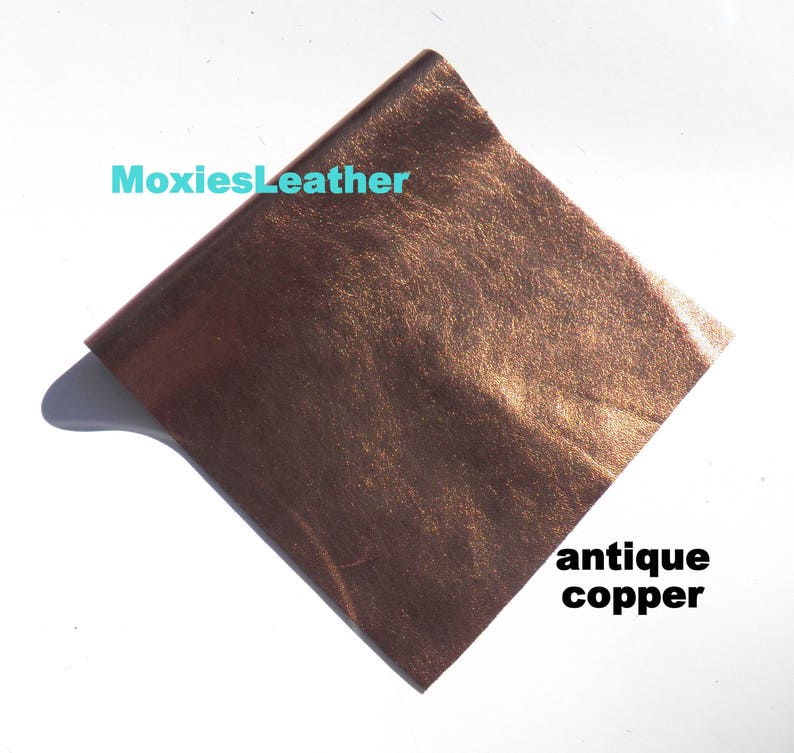 Leather pieces metallic blue leather, leather for crafts, light gold leather , leather for earrings , leather gold tassels antique copper