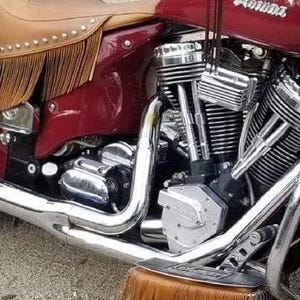 Frange in pelle personalizzate per moto