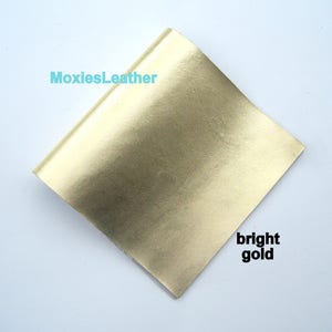 Gold leather cowhide  for jewelery leather printed -leather for  crafts, , leather supplies - jewellery journal covers