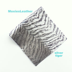 Silber echtes Leder für Ohrring, Lederschrott, Lederreste, Lederstücke, Lederblätter, Silber Leder Sturm