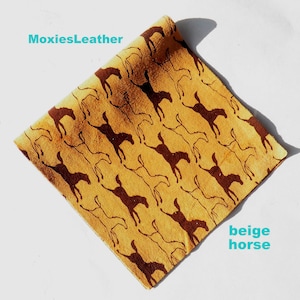50% Rabatt auf Pferde Echtleder Wildleder Stücke, aztekische Navajo Drucke / Lederdruckblätter / Leder für Schneidemaschinen