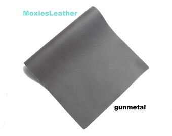 gunmetal leather pieces , charcoal leather , moxies leather . leather sheets for earrings