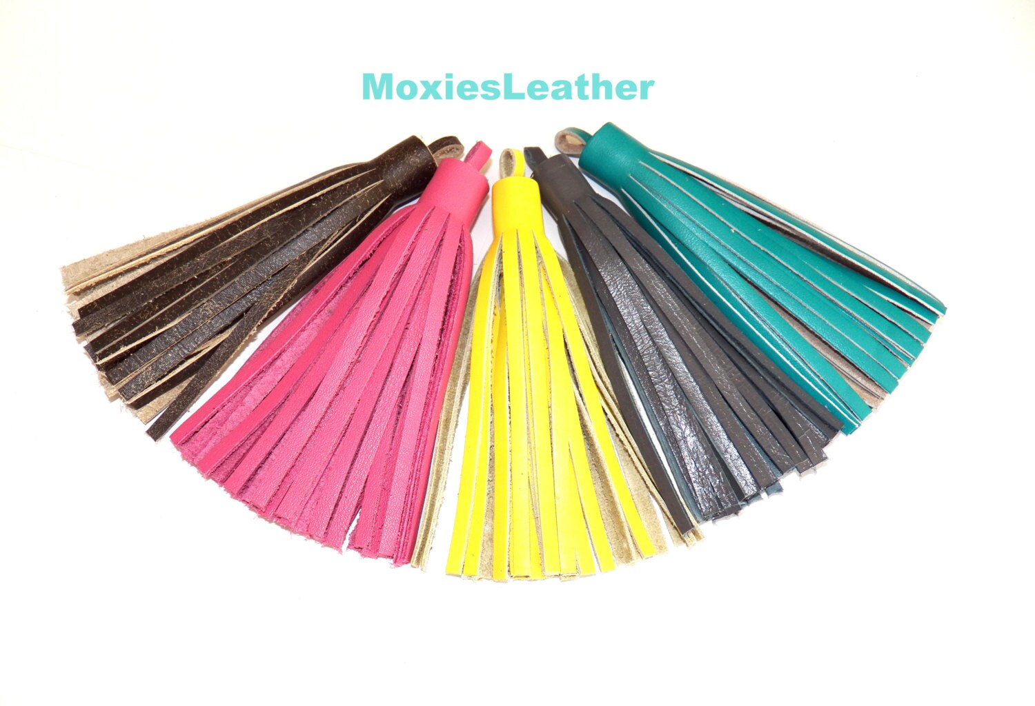 Extra Large Thick Candy Pink Thread Tassels - 4.4 inches - 113mm