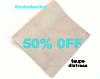 SALE taupe leather, 10 leather pieces, leather for earrings , leather for jewlery , leather for crafts , black leather